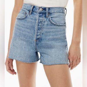 Denim Forum The Joni Loose Denim Shorts from Aritzia